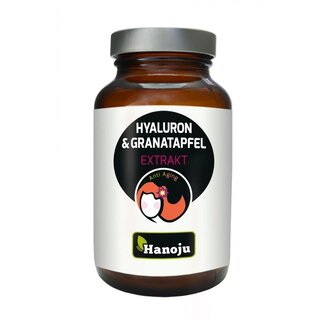 Hanoju Hanoju Hyaluronzuur granaatappel extract 90 Vegetarische capsules