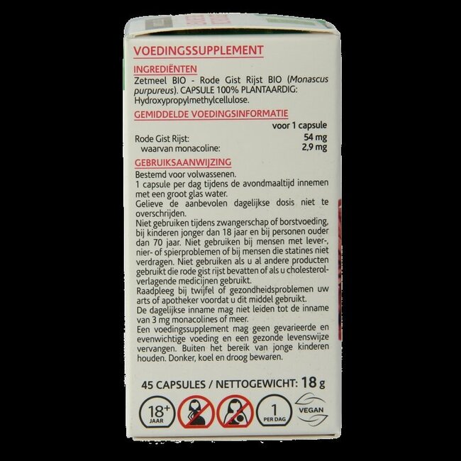 Arkocaps Rode gist rijst bio 45 Capsules