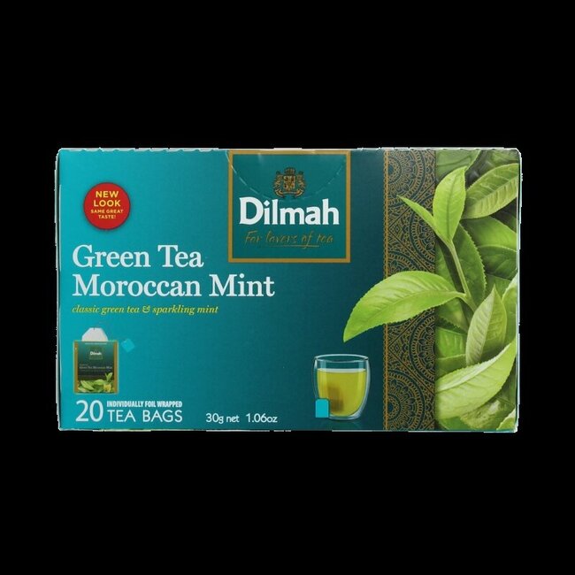 Dilmah Moroccan mint green tea selection 20 Zakjes