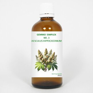 Balancepharma Balancepharma Gemmo simplex 3 aesculus hippocastanum 100 Milliliter