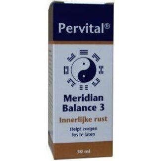 Pervital Pervital Meridian balance 3 innerlijke rust 30 Milliliter
