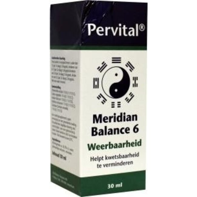Pervital Meridian balance 6 weerbaarheid 30 Milliliter