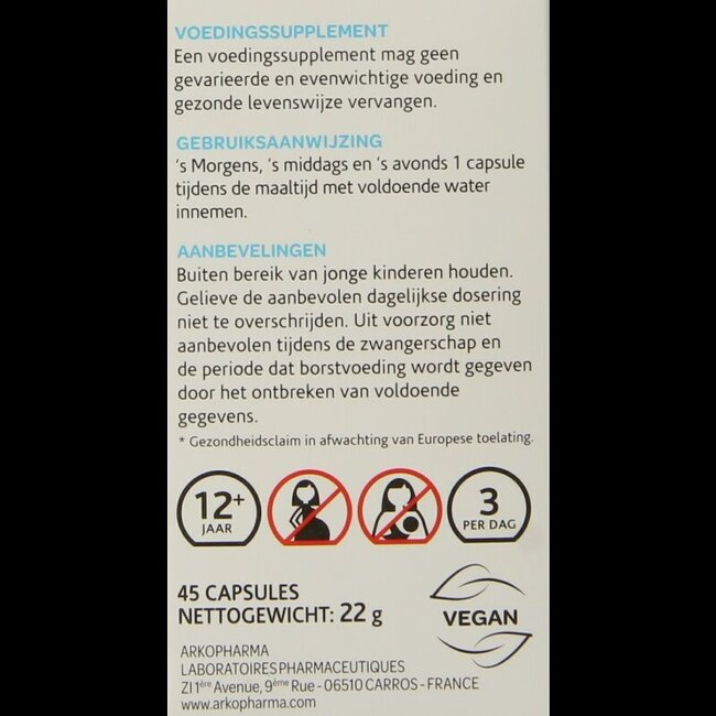 Arkocaps Boswellia 45 Capsules