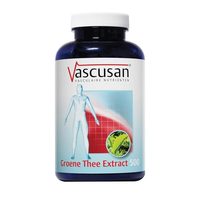 Vascusan Groene thee extract 500 60 Capsules