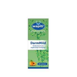 Wapiti Wapiti Darmmild 20 Dragees