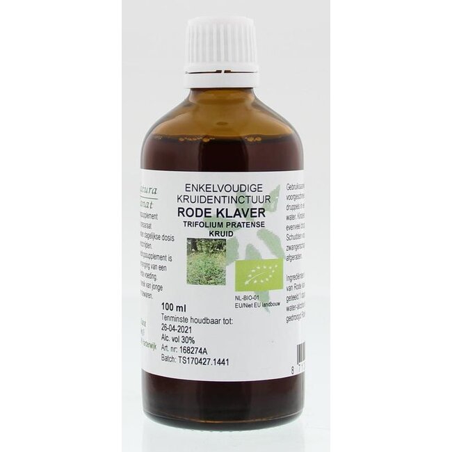 Cruydhof Trifolium / rode klaver tinctuur bio 100 Milliliter