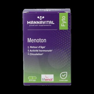 Mannavital Mannavital Menoton 30 Vegetarische capsules