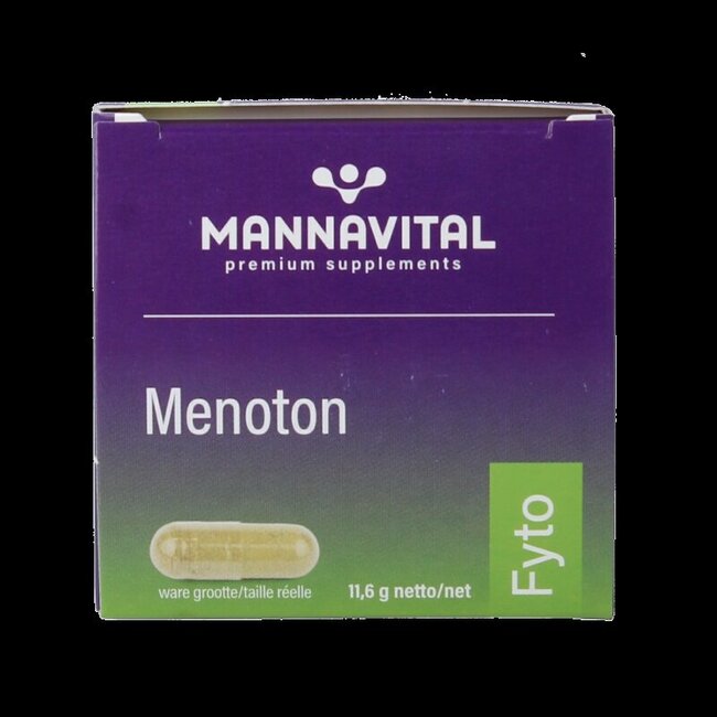 Mannavital Menoton 30 Vegetarische capsules