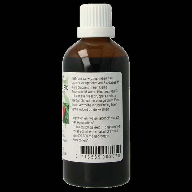 Cruydhof Teinture de Rosa canina / églantier bio 100 ml