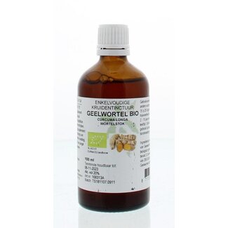 Cruydhof Teinture de Curcuma longa / curcuma bio Cruydhof 100 ml