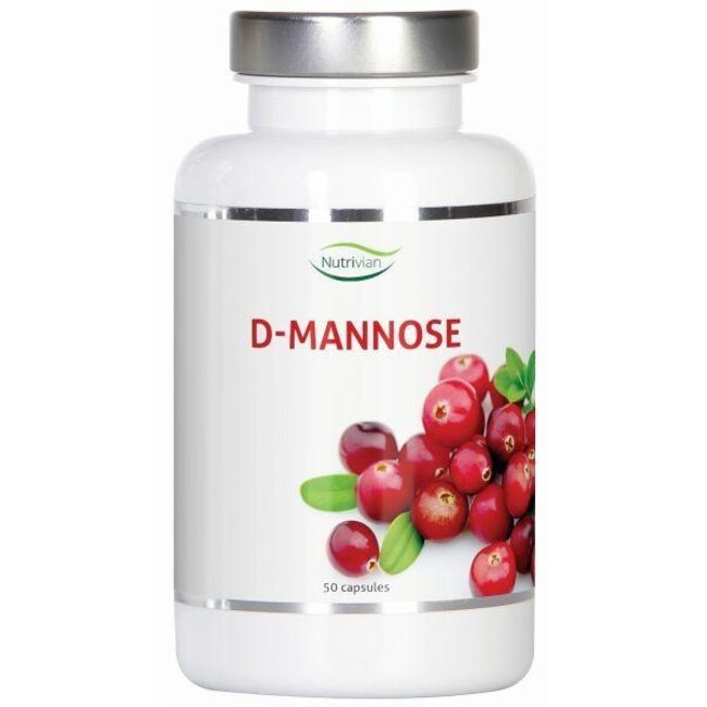 Nutrivian D-Mannose 500mg 50 Capsules