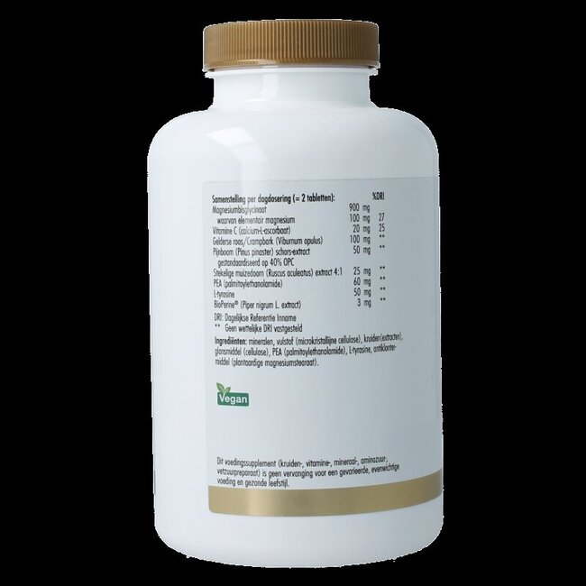 Golden Naturals Magnesium & crampbark 180 Tabletten