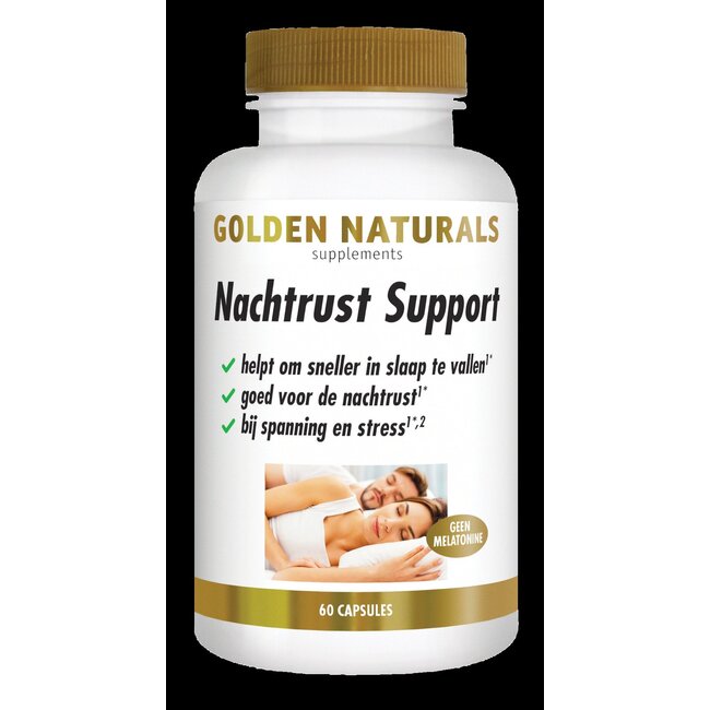 Golden Naturals Nachtrust support 60 Capsules