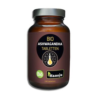 Hanoju Hanoju Ashwagandha organic 500mg 240 Tabletten