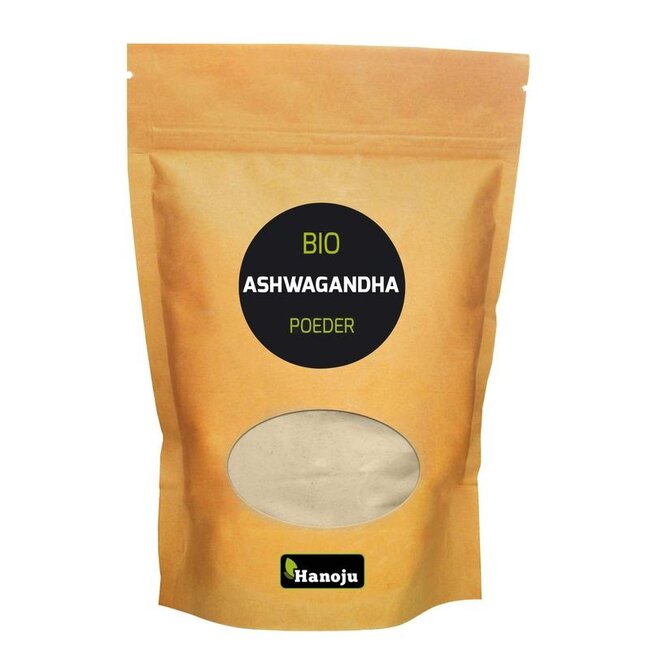 Hanoju Ashwagandha organic poeder bio 250 Gram