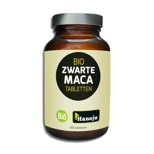 Hanoju Bio zwarte maca tabletten 300 Tabletten
