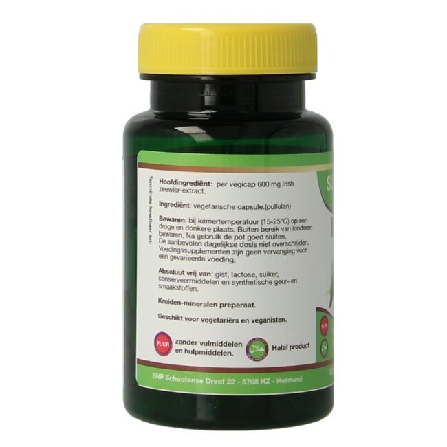 SNP Algue d'Irlande 600 mg pure 900 mcg iode 30 gélules végétales