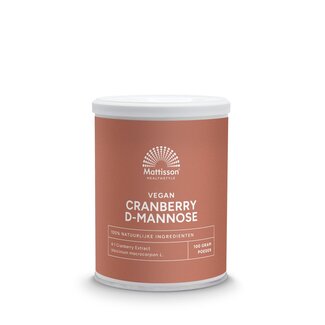 Mattisson Mattisson Cranberry D-Mannose poeder 100 Gram