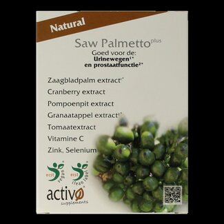 Activo Activo Saw palmetto plus 60 Vegetarische capsules