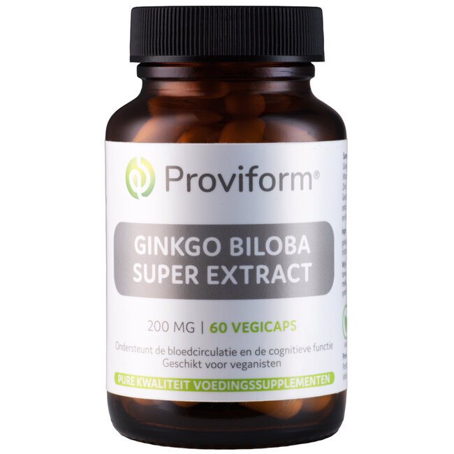 Proviform Ginkgo biloba super extract 200mg 60 Vegetarische capsules