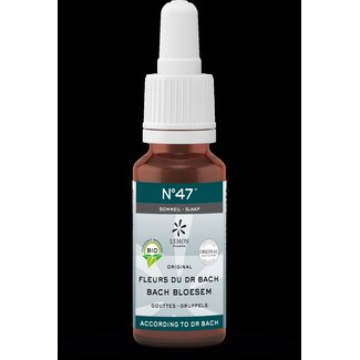 Bach Bloesem Bach Bloesem Bach bloesems mengeling 47 slaap bio  20 Milliliter