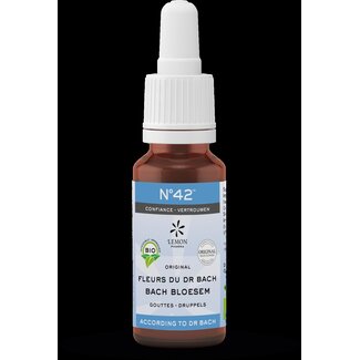 Bach Bloesem Fleurs de Bach Mélange n° 42 Confiance bio 20 ml