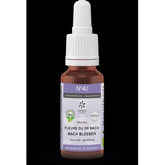 Bach Bloesem Bach Bloesem Bach bloesems mengeling 41 concentratie bio  20 Milliliter