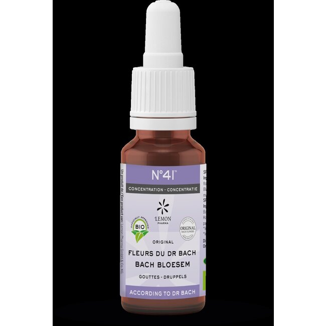 Bach Bloesem Bach bloesems mengeling 41 concentratie bio  20 Milliliter