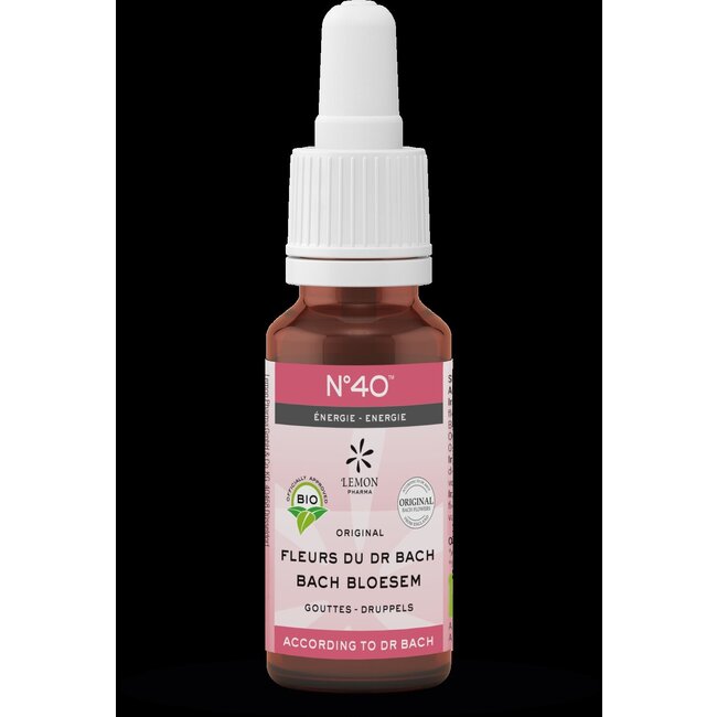 Bach Bloesem Bach bloesems mengeling 40 energie bio  20 Milliliter