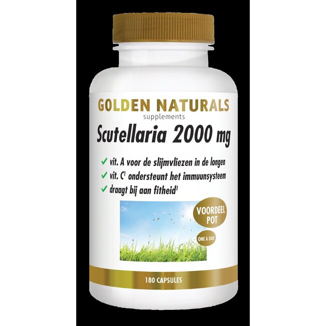 Golden Naturals Scutellaria 2000mg 180 Capsules