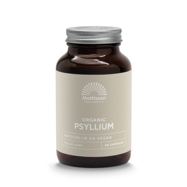 Mattisson Psyllium Husk 750mg bio 90 Vegetarische capsules