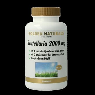 Golden Naturals Golden Naturals Scutellaria 2000mg 60 Vegetarische capsules