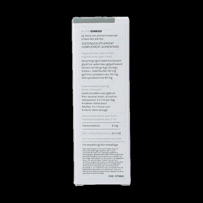 Soria Natural Ginkgo biloba extract 50 Milliliter