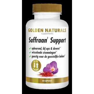 Golden Naturals Golden Naturals Saffraan support 60 Capsules