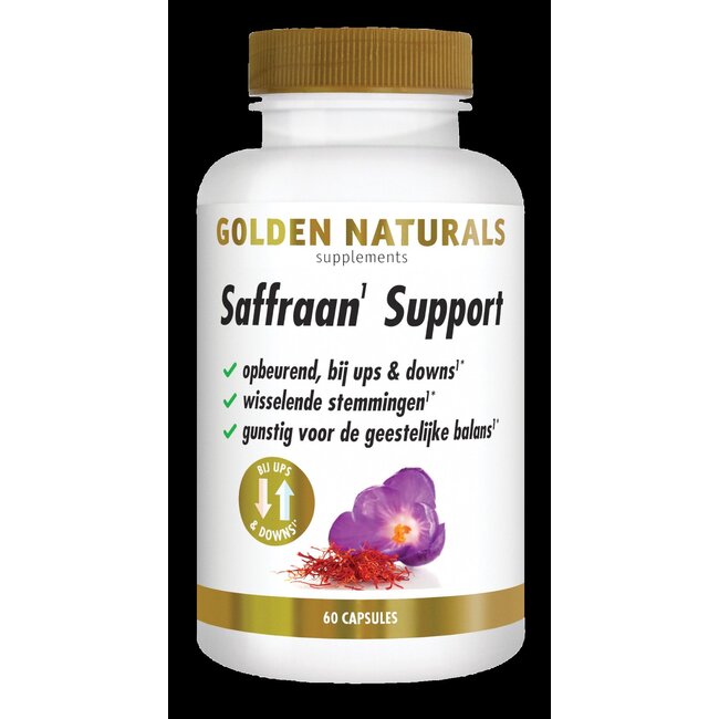 Golden Naturals Saffraan support 60 Capsules