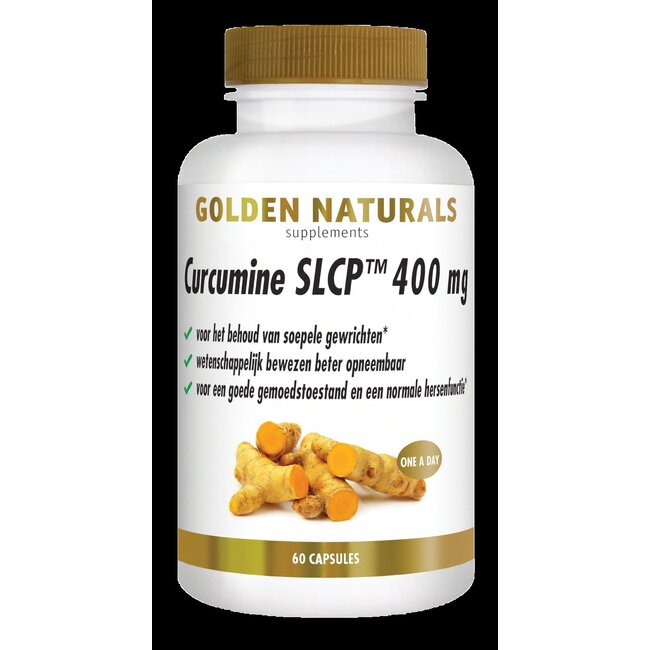 Golden Naturals Curcumine SLCP 400mg 60 Vegetarische capsules