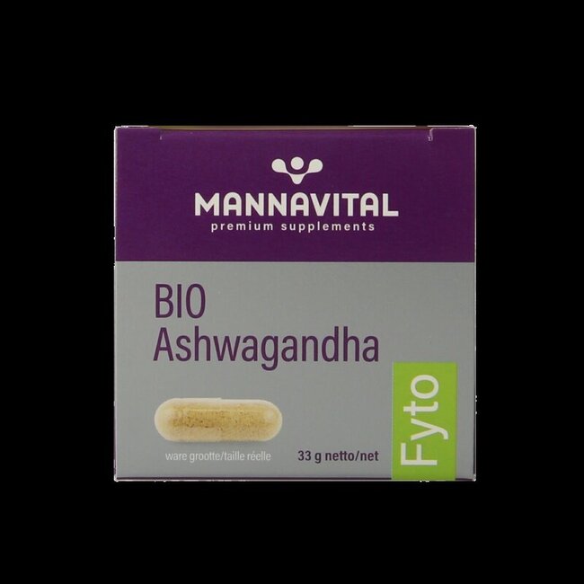 Mannavital Ashwagandha platinum bio 60 gélules végétales