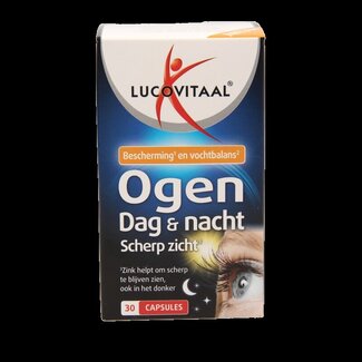 Lucovitaal Lucovitaal Ogen dag en nacht scherp zicht 30 Capsules