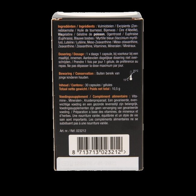 Lucovitaal Ogen dag en nacht scherp zicht 30 Capsules