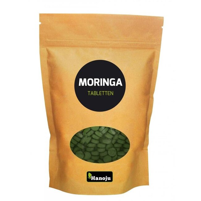 Hanoju Moringa oleifera heelblad 500mg 500 Tabletten