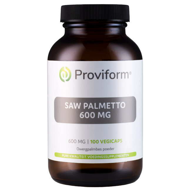 Proviform Saw palmetto 600 mg 100 Vegetarische capsules