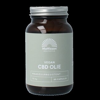 Mattisson Mattisson CBD Olie 10mg 60 Vegetarische capsules