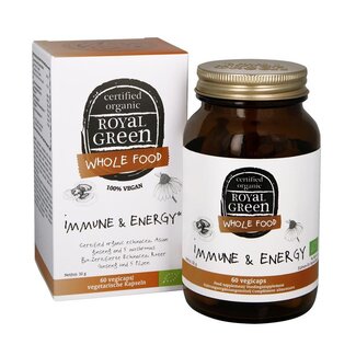Royal Green Royal Green Immune & energy bio 60 Vegetarische capsules
