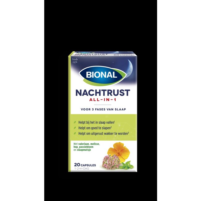Bional Nachtrust all-in-1 20 Capsules