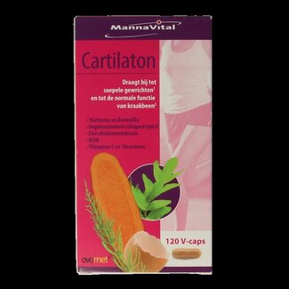 Mannavital Mannavital Cartilaton 120 Vegetarische capsules