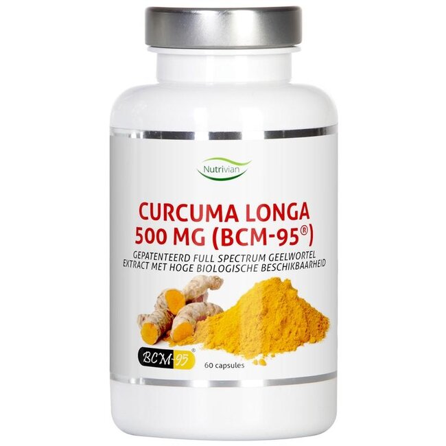 Nutrivian Curcuma longa 500mg bcm95 60 Capsules