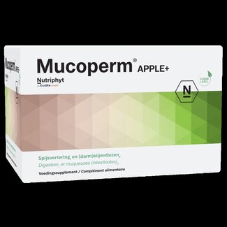 Nutriphyt Nutriphyt Mucoperm apple+ 60 Zakjes