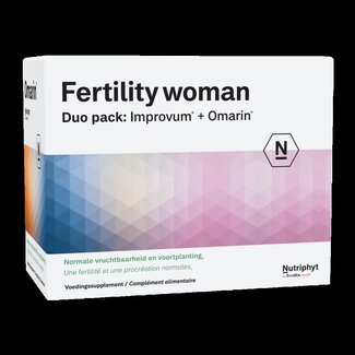Nutriphyt Nutriphyt Fertility woman duo 2 x 60 gélules 120 Gélules