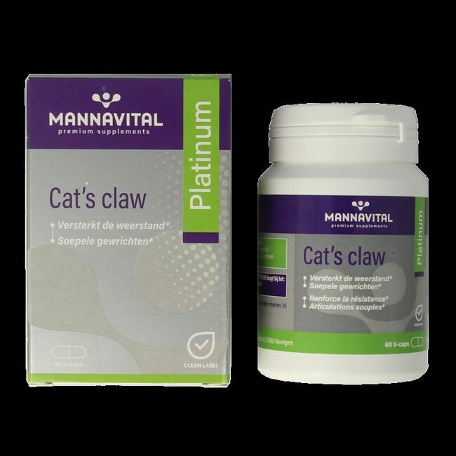 Mannavital Cat's claw platinum 60 Capsules