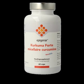 Epigenar Epigenar Kurkuma forte micellaire curcumine 60 Vegetarische capsules